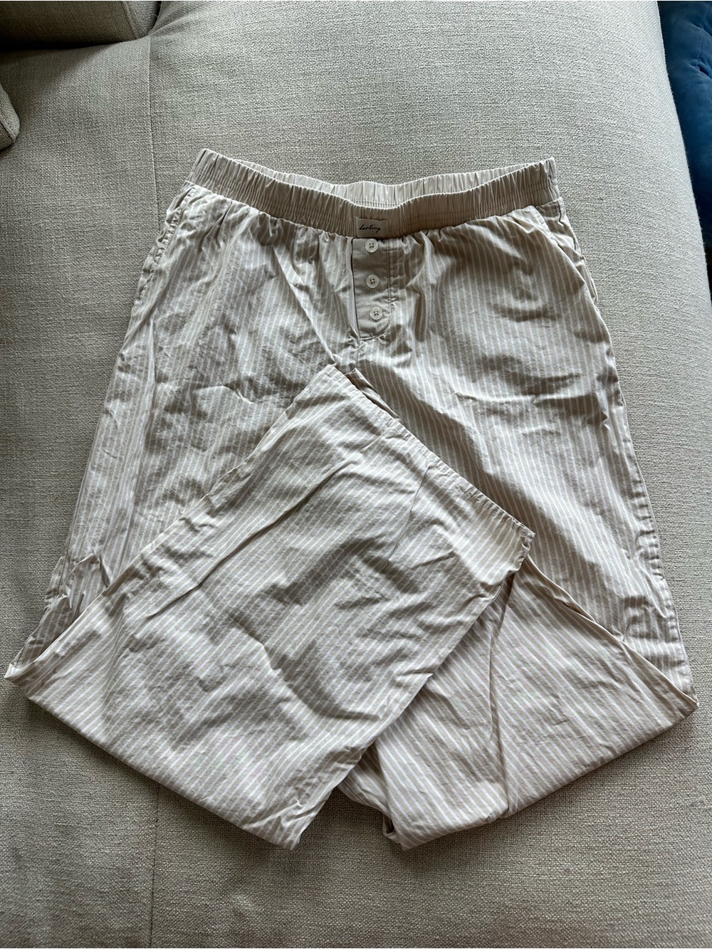 Wild Fable Striped 100% Cotton Lounge Pants